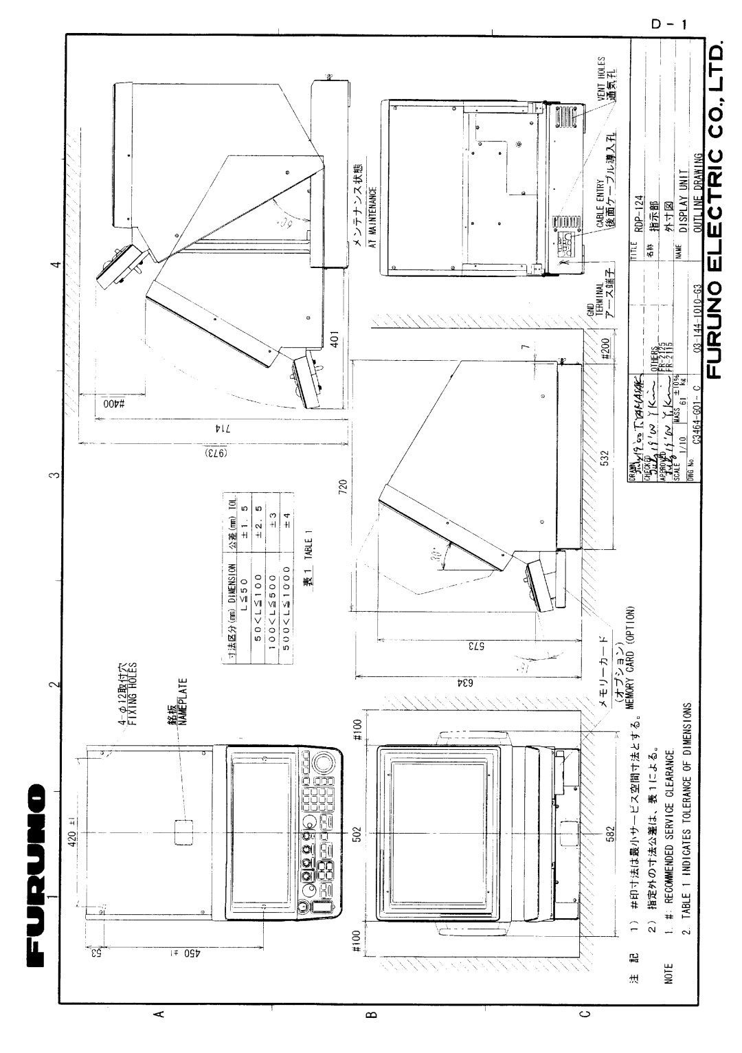 Furuno FR-2135S manual 