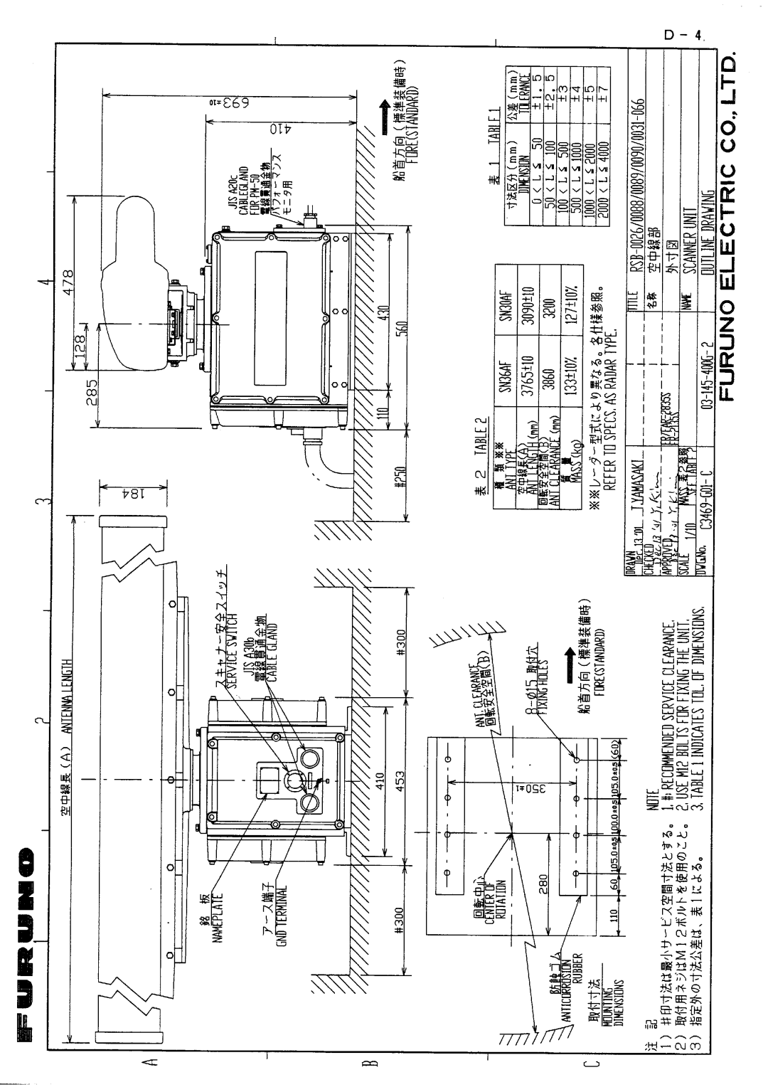 Furuno FR-2135S manual 