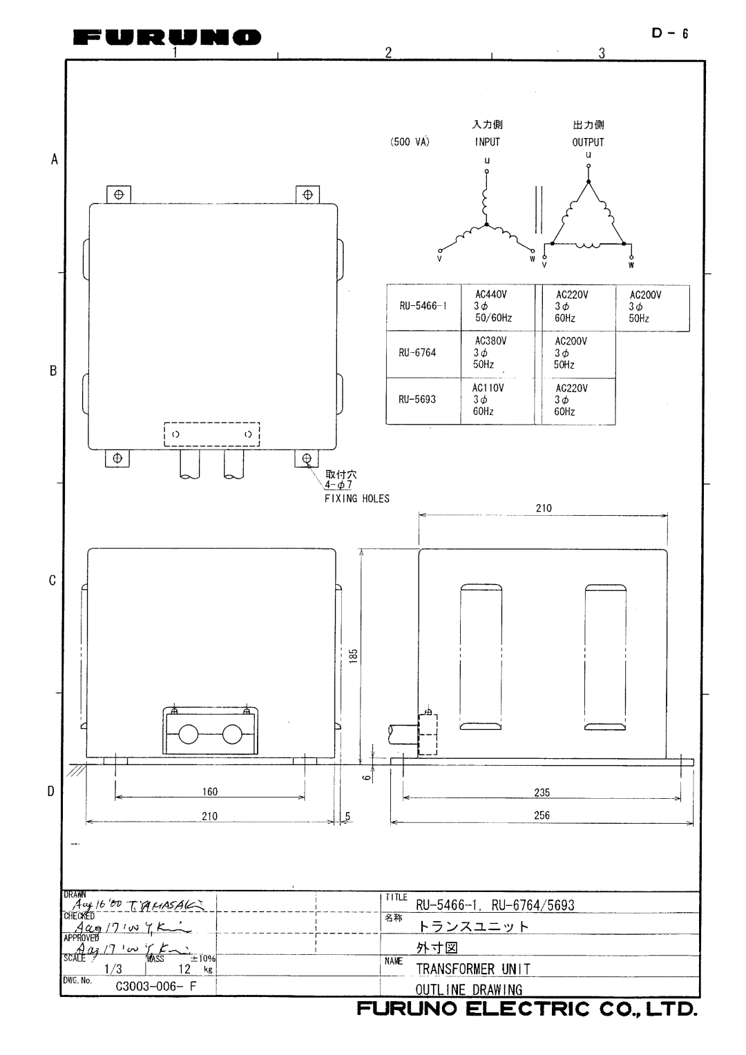 Furuno FR-2135S manual 