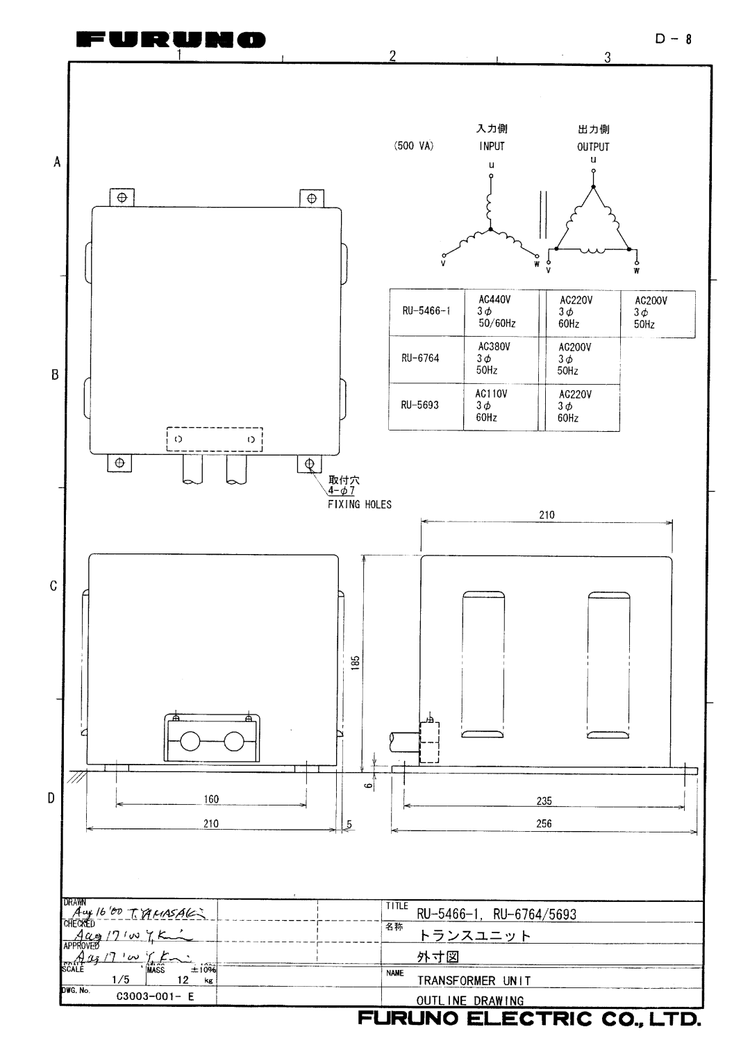 Furuno FR-2155 manual 