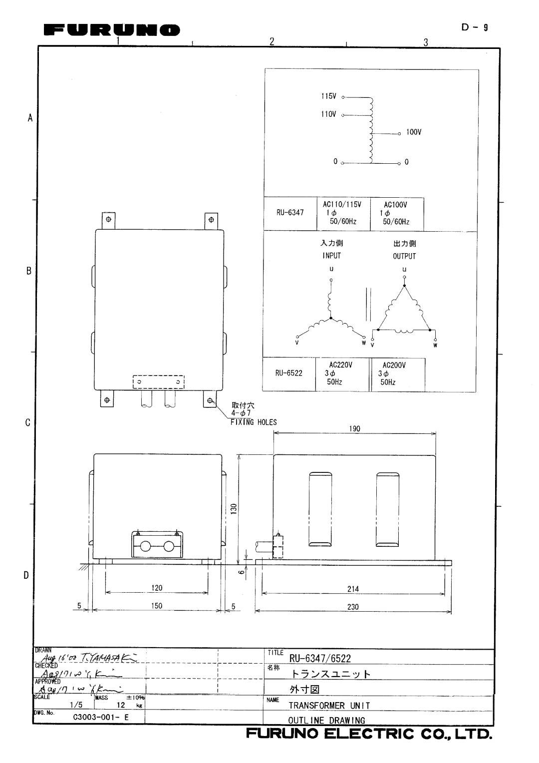 Furuno FR-2155 manual 