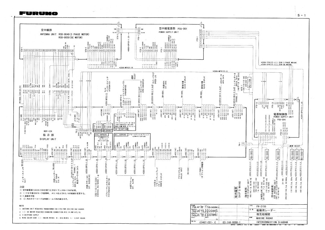 Furuno FR-2155 manual 