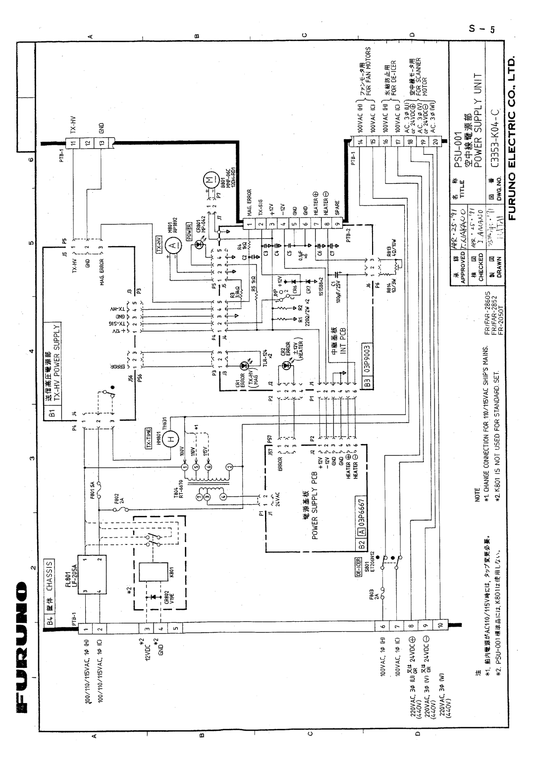 Furuno FR-2155 manual 