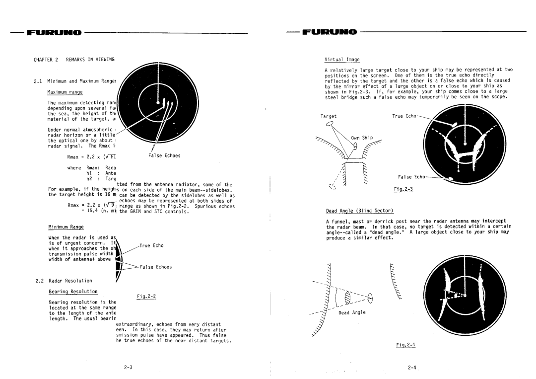 Furuno FR-604D manual 