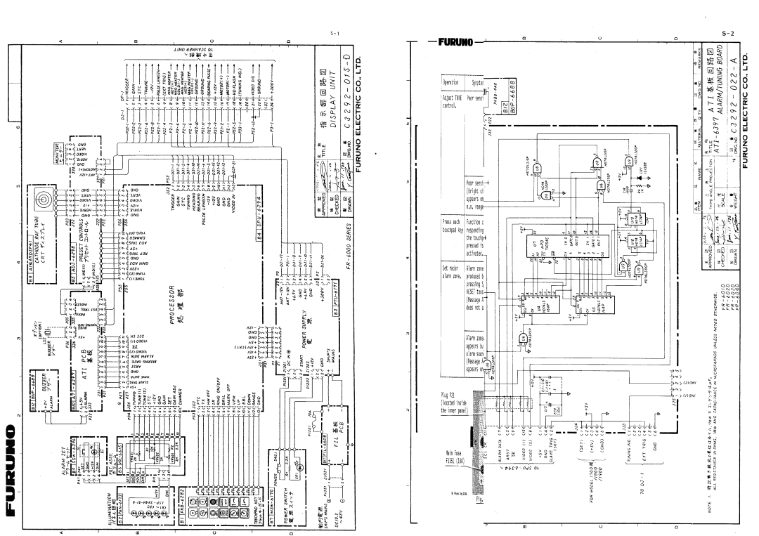 Furuno FR-604D manual 