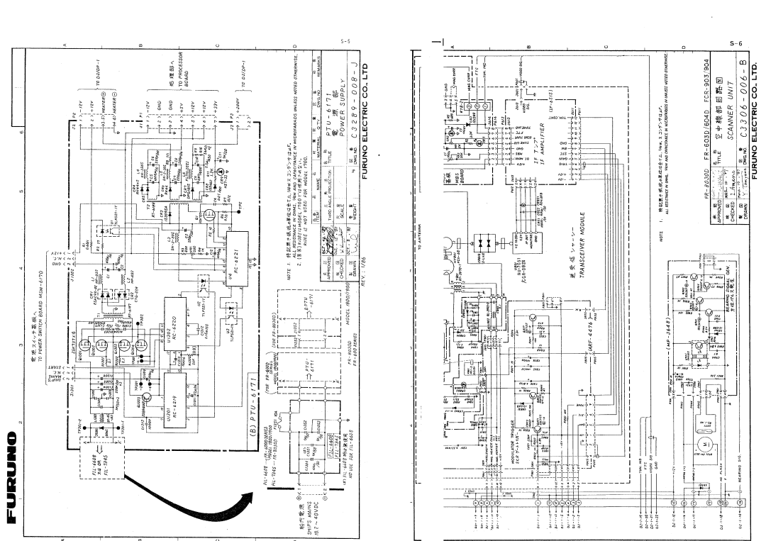 Furuno FR-604D manual 