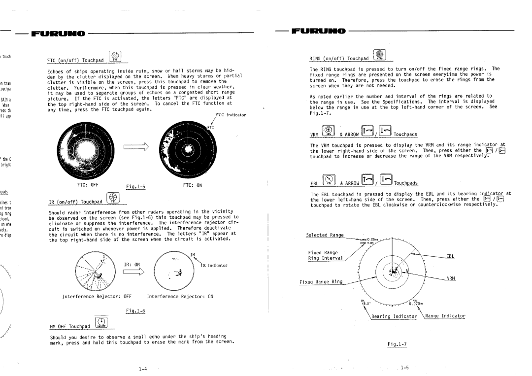 Furuno FR-604D manual 