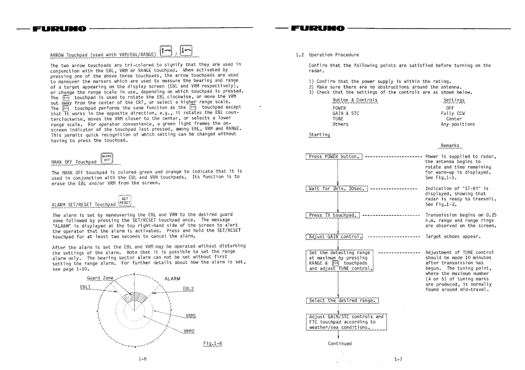 Furuno FR-604D manual 