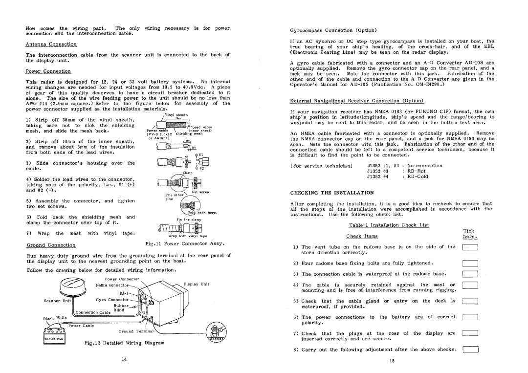 Furuno FR-7010D manual 