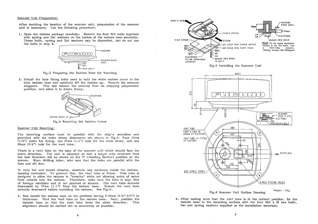 Furuno FR-7010D manual 