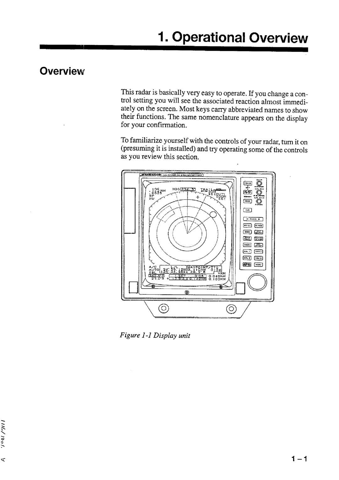 Furuno FR-7111 manual 