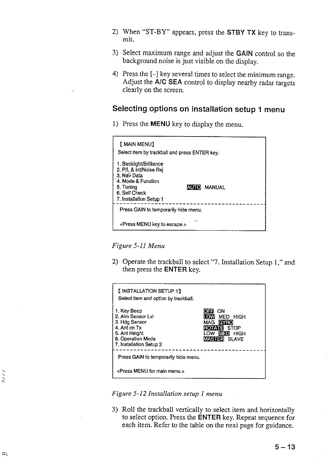 Furuno FR-7111 manual 