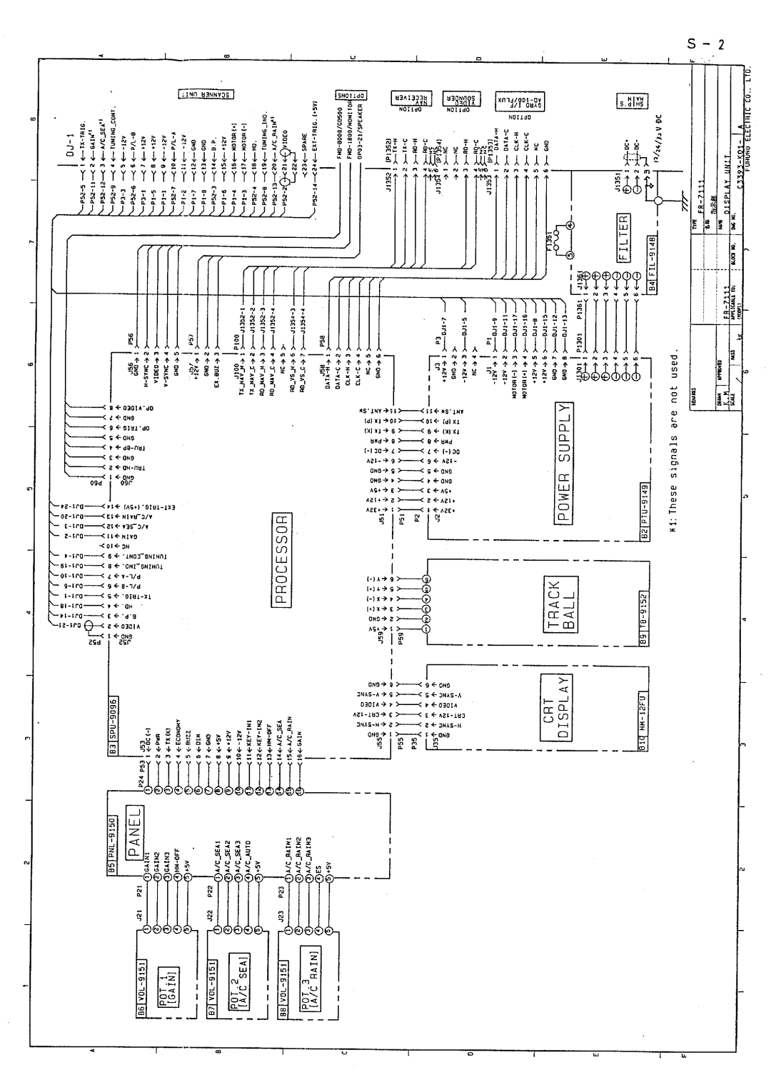 Furuno FR-7111 manual 