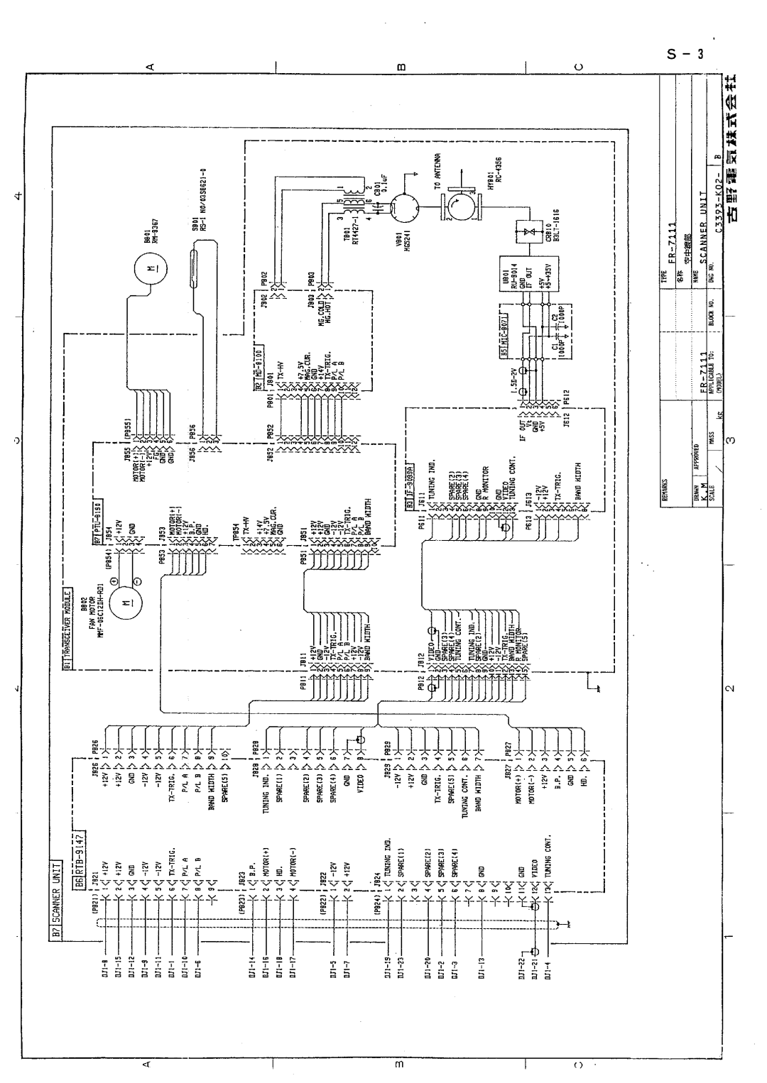 Furuno FR-7111 manual 