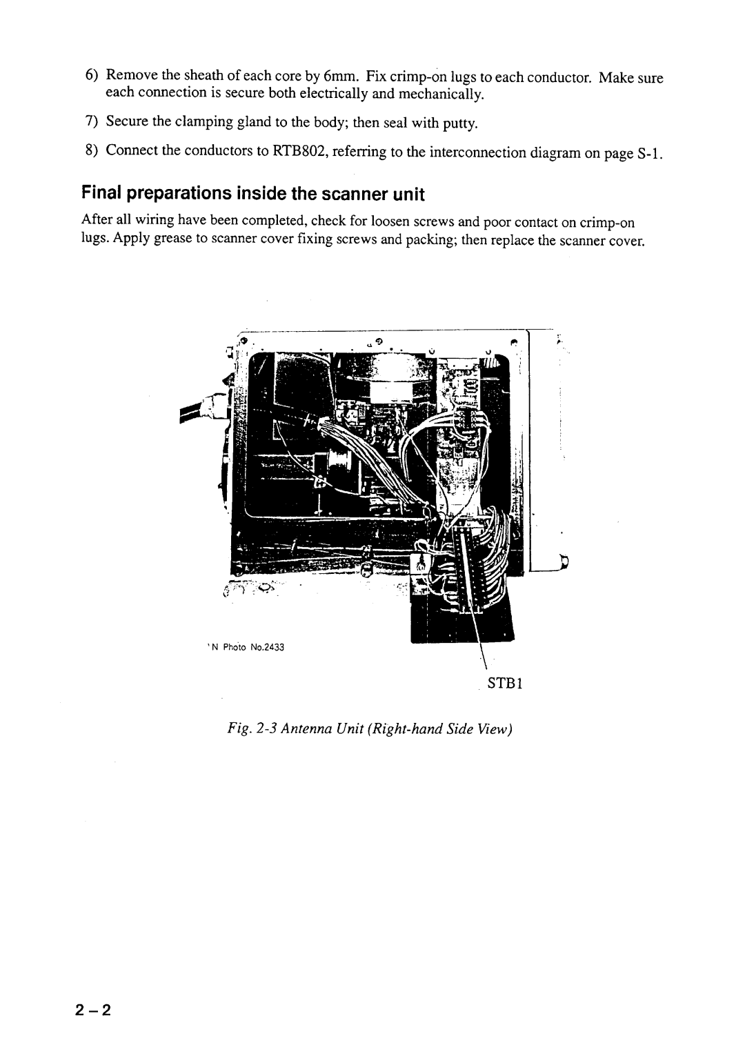 Furuno FR/FAR-2835SW/2865SW manual 