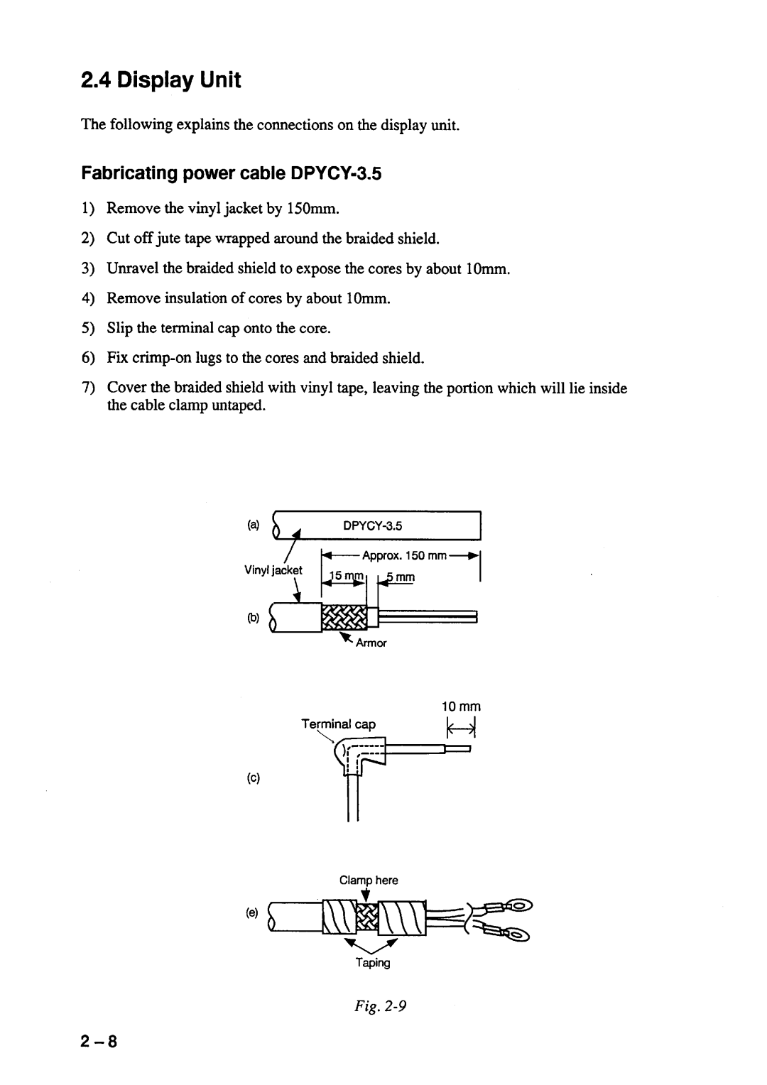 Furuno FR/FAR-2835SW/2865SW manual 