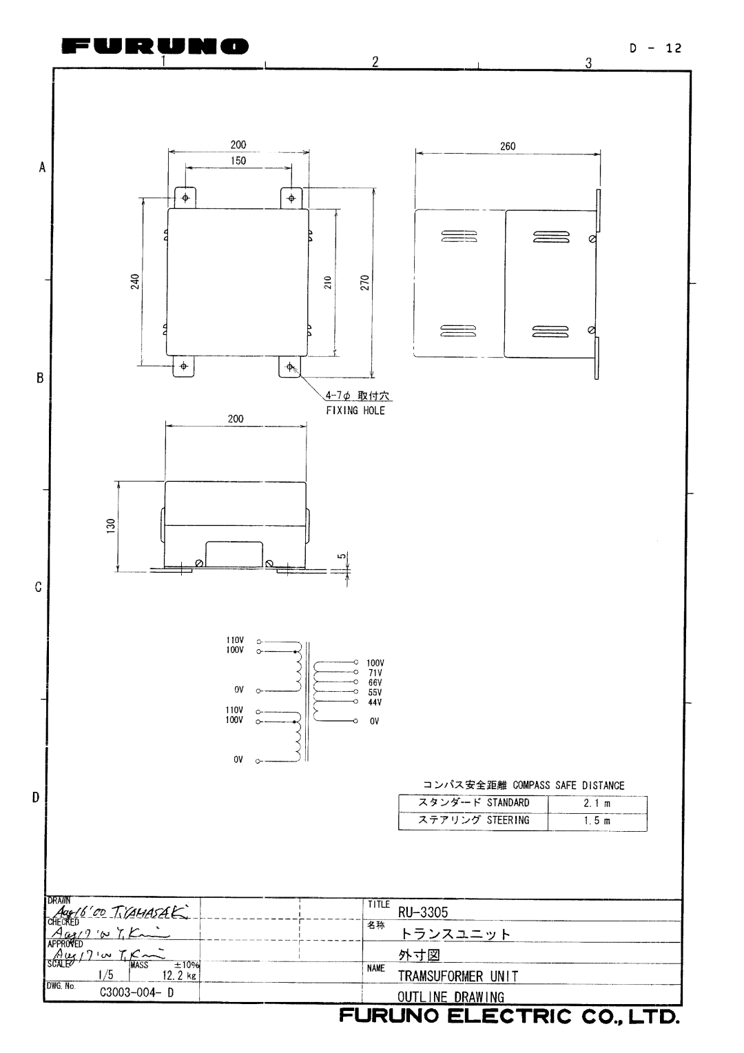 Furuno FR/FAR-2835SW/2865SW manual 