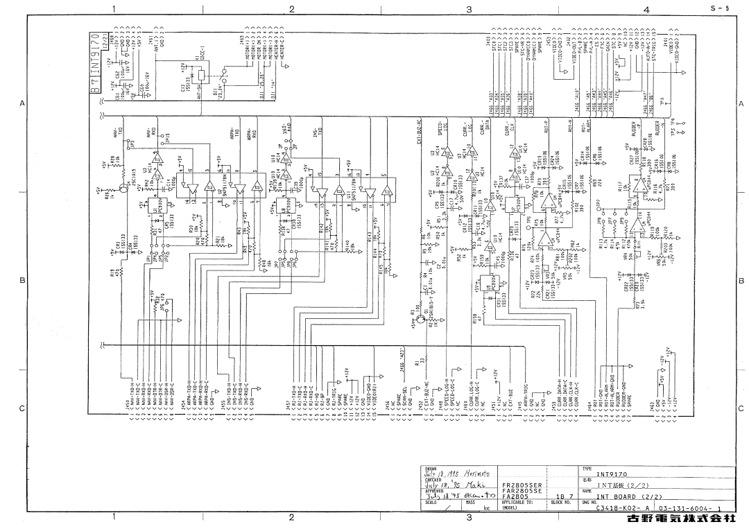 Furuno FR/FAR-2835SW/2865SW manual 