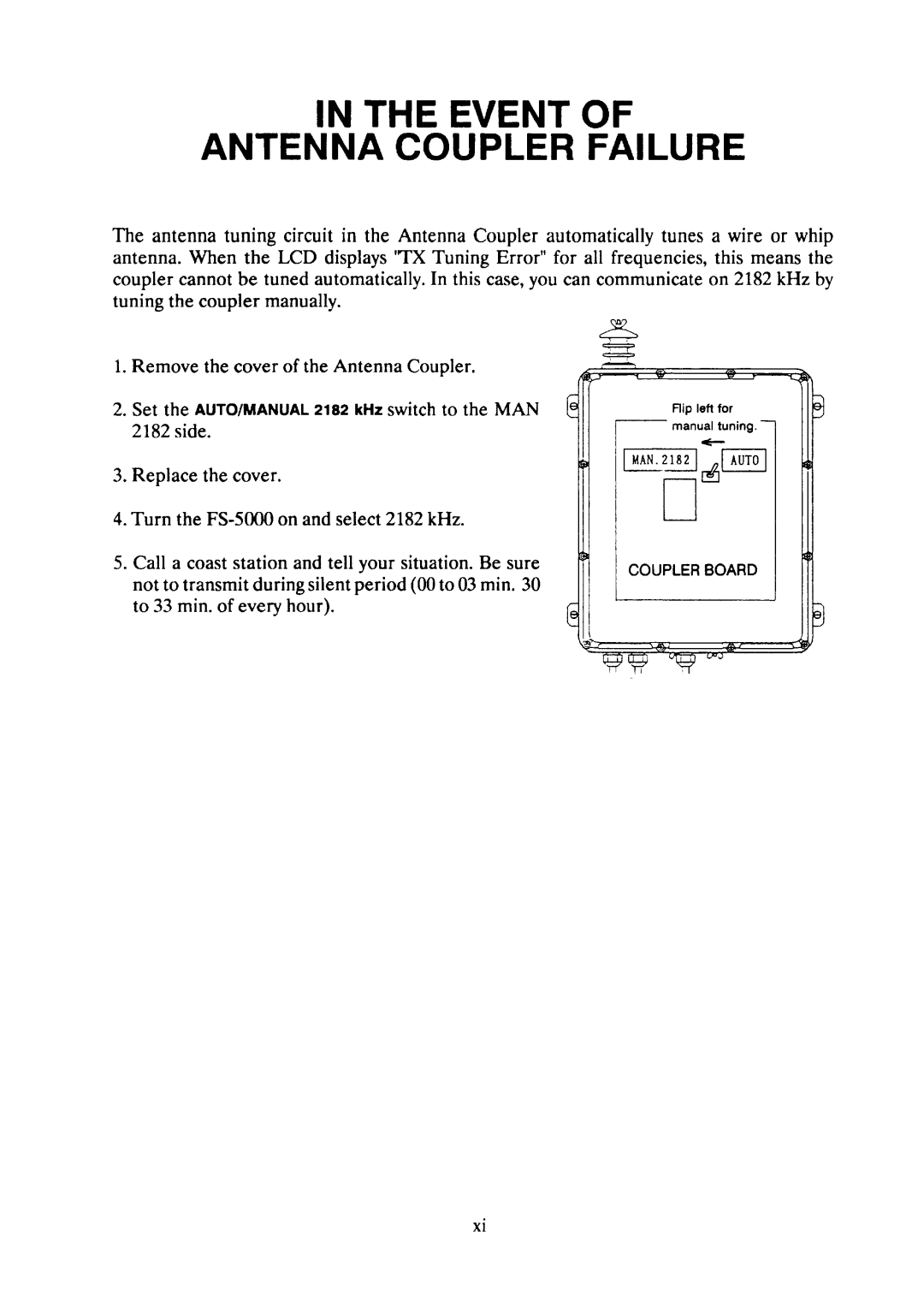 Furuno FS-5000 manual 