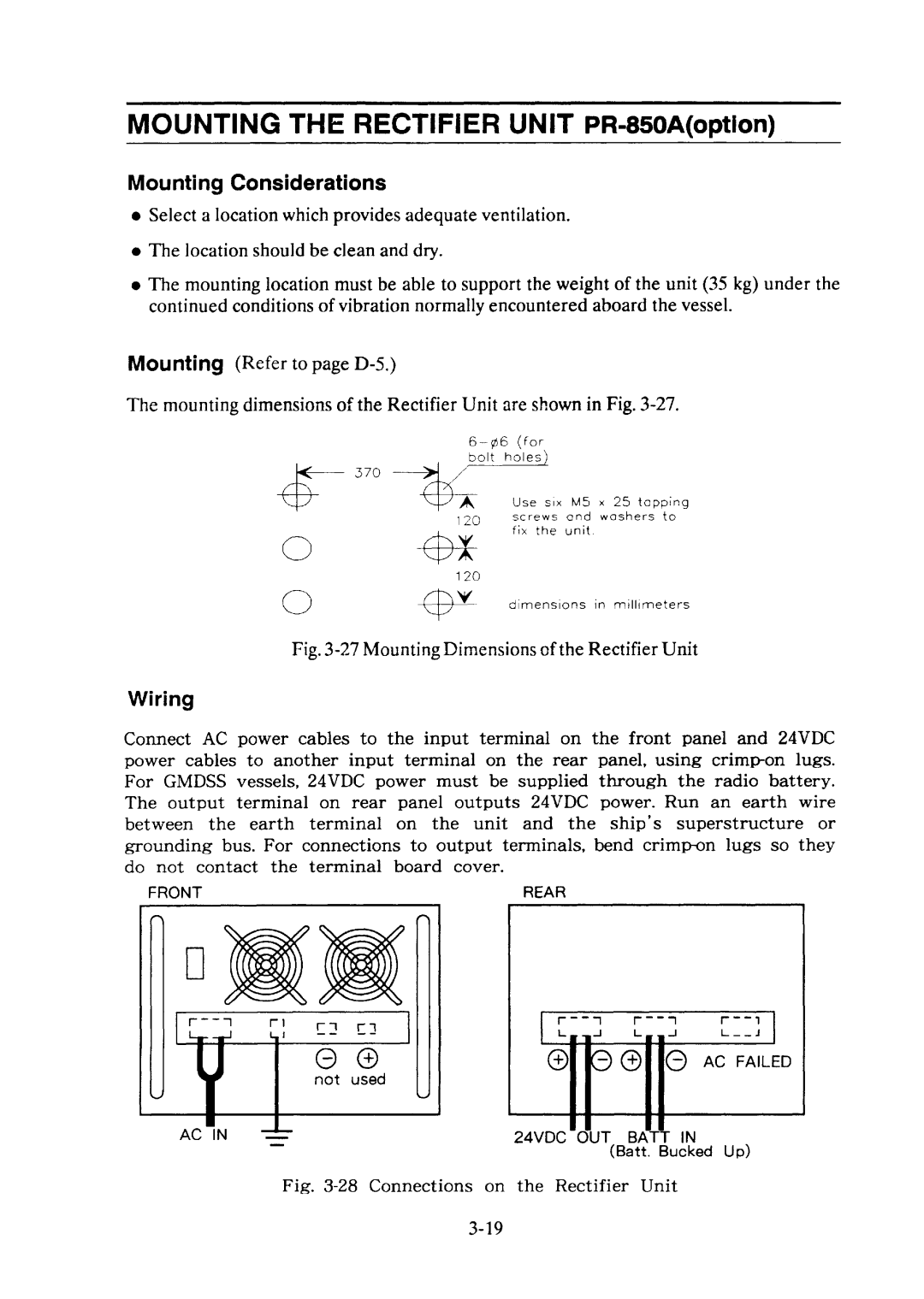 Furuno FS-5000 manual 