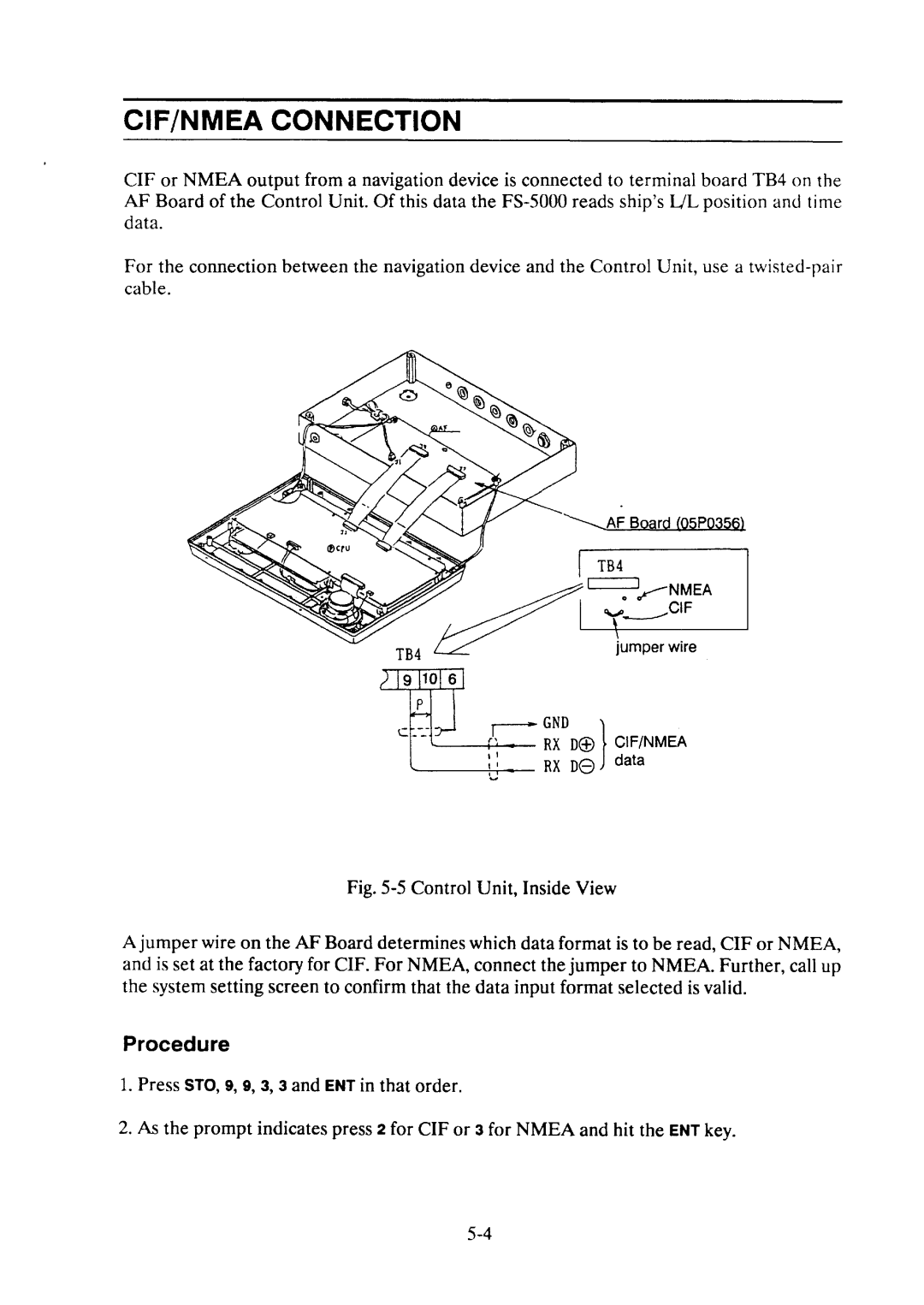 Furuno FS-5000 manual 