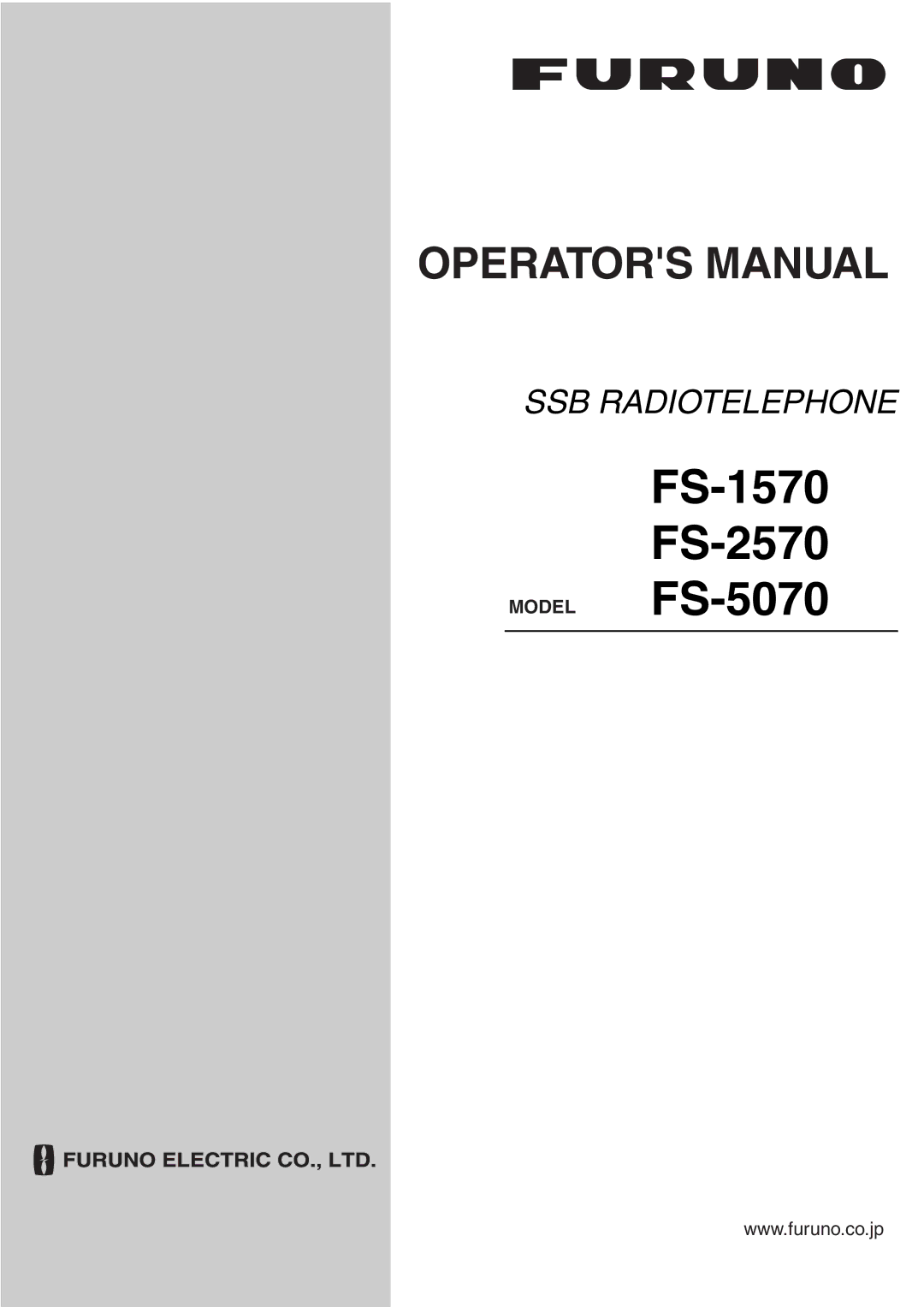 Furuno manual Model FS-5070 