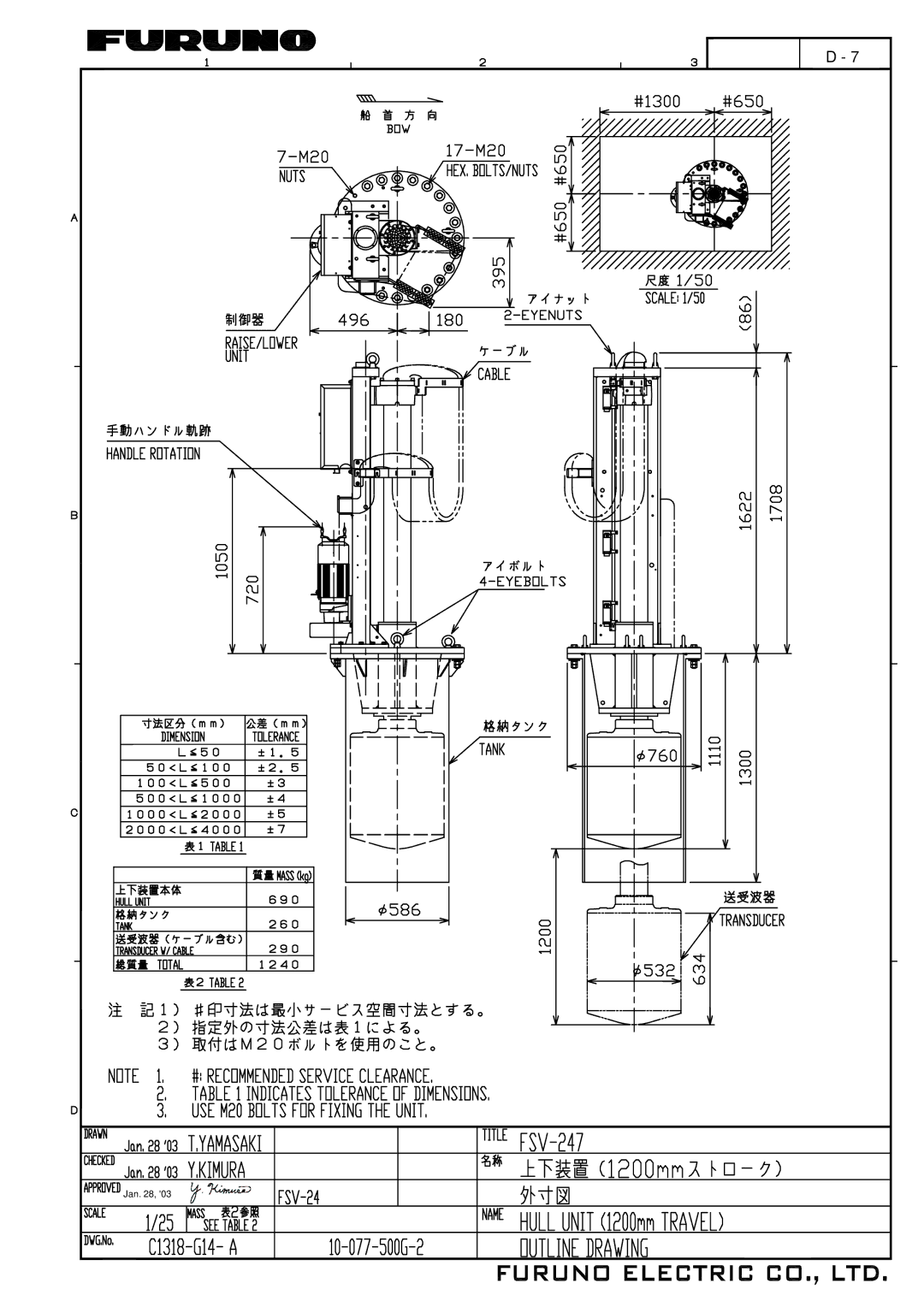 Furuno FSV-24S installation manual Jan 