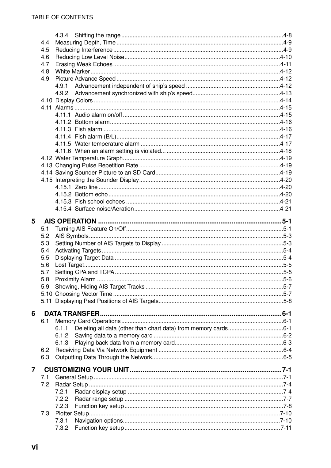 Furuno GD-1920C-BB, 1954C-BB, 1964C-BB, 1944C-BB, 1934C-BB, 1834C-BB, 1824C-BB manual AIS Operation 