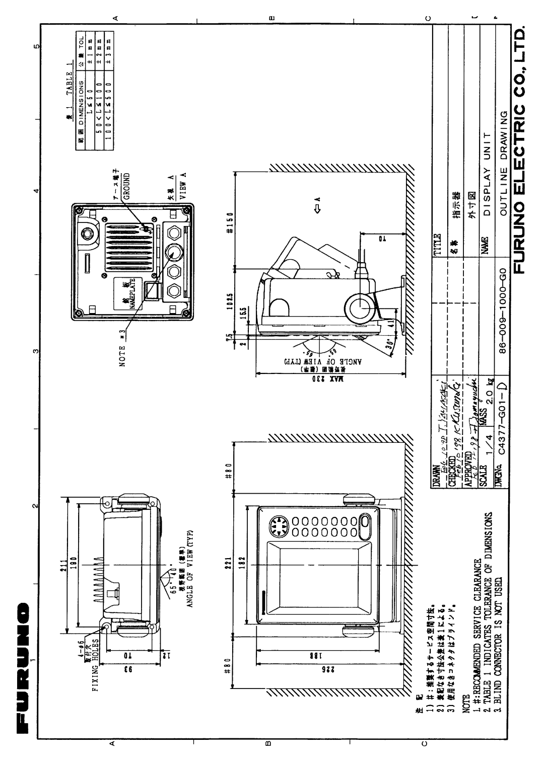 Furuno GP-1610CF manual 