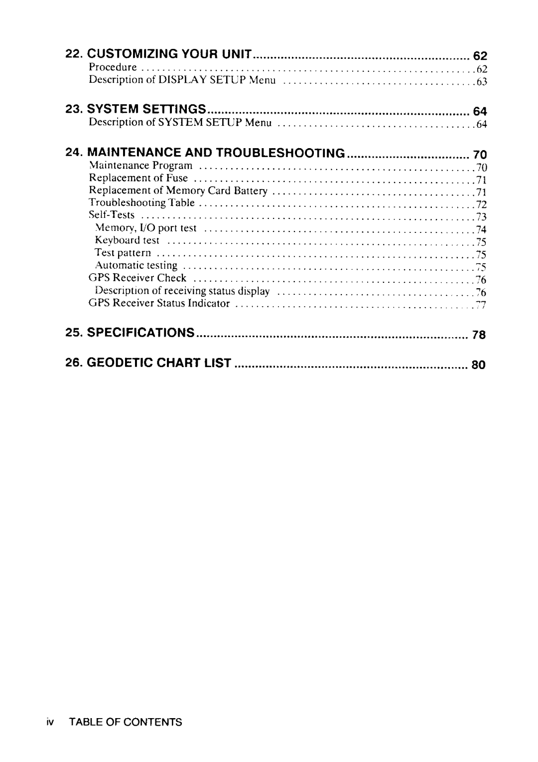 Furuno GP-1800 manual 