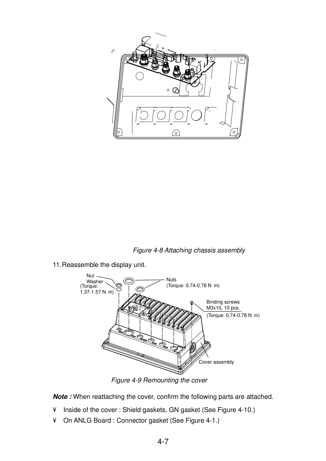 Furuno GP-1850DF installation manual Checking the Dgps installation, Inside of the cover 