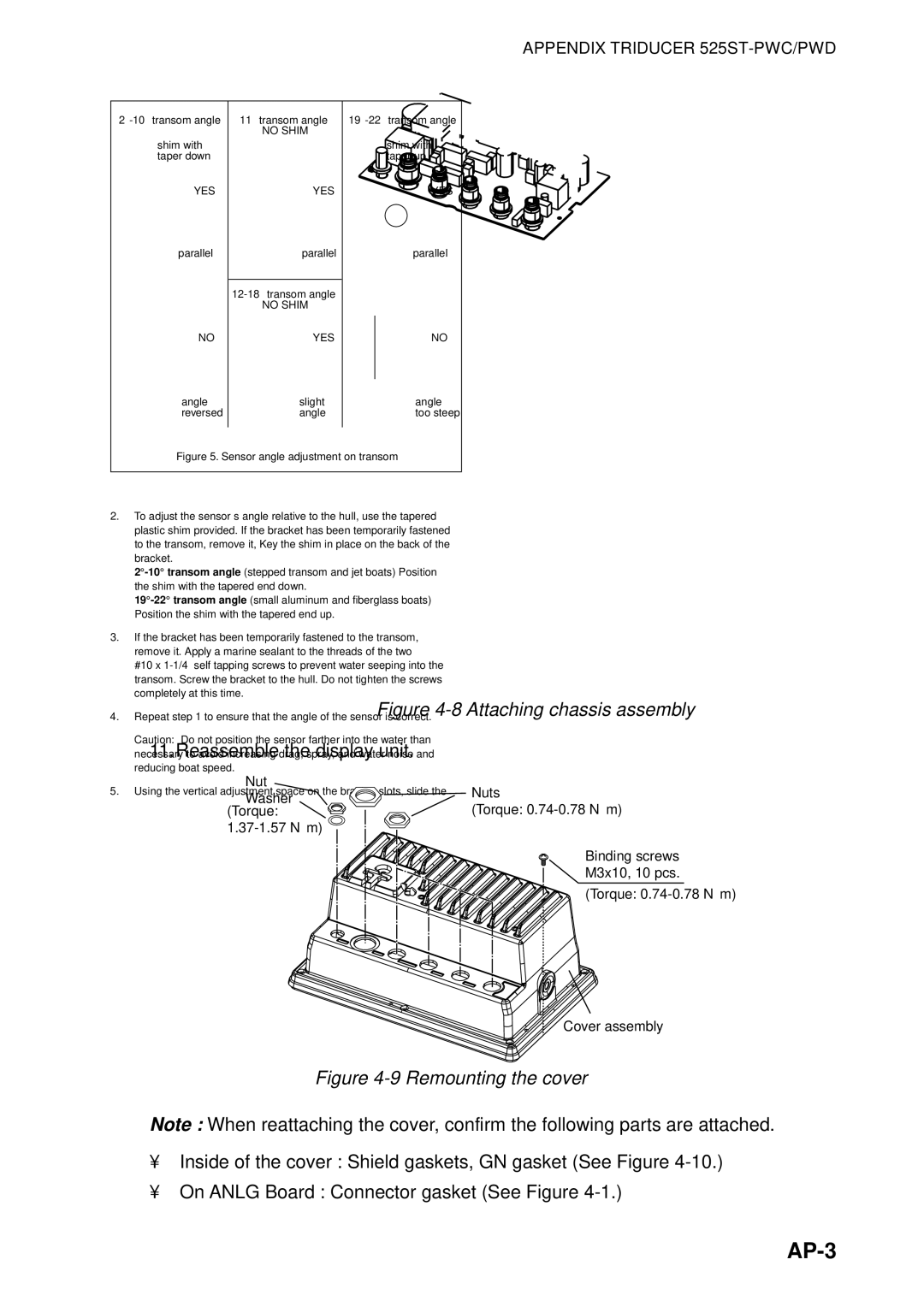 Furuno GP-1850DF installation manual AP-3 