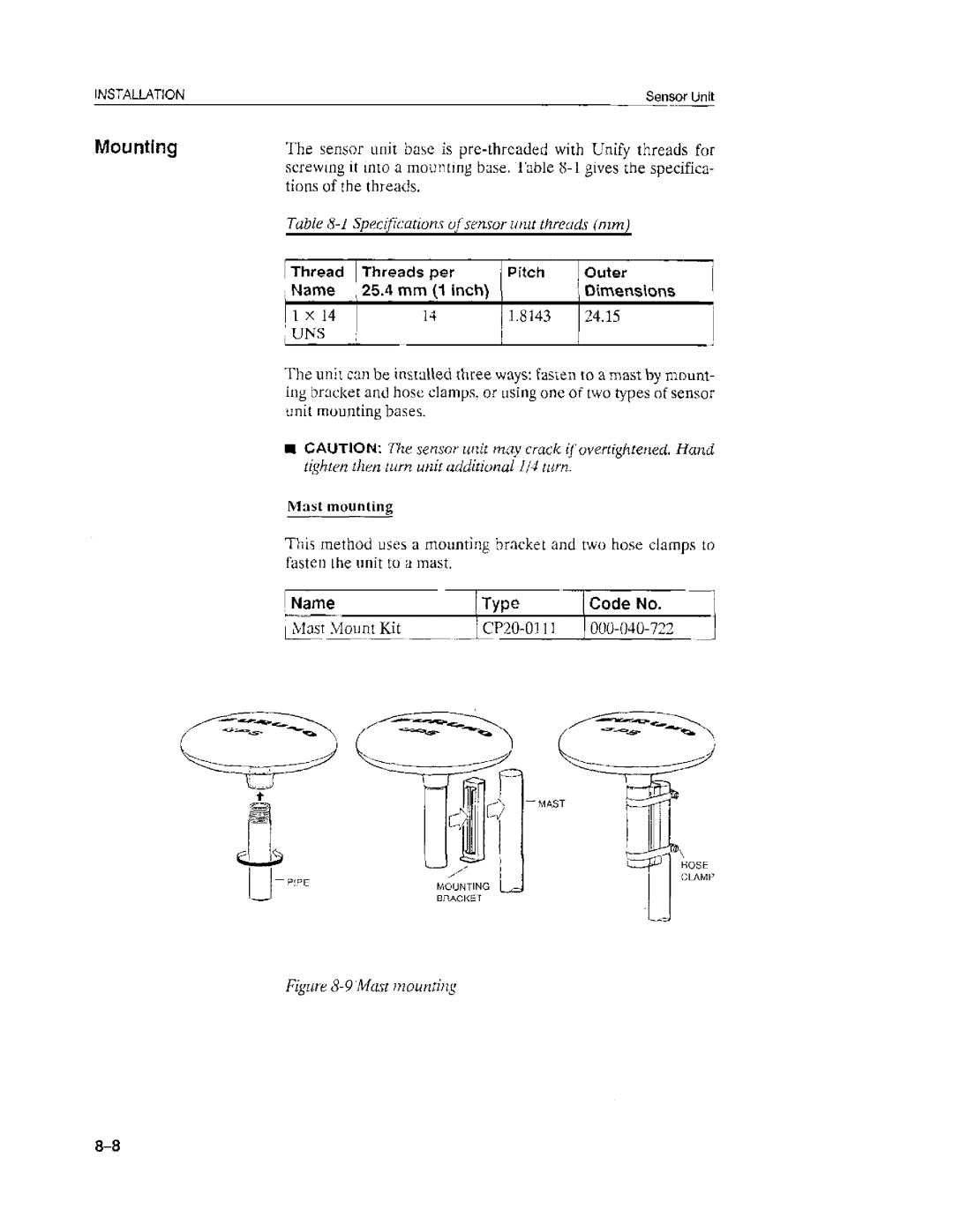 Furuno GP-50 manual 