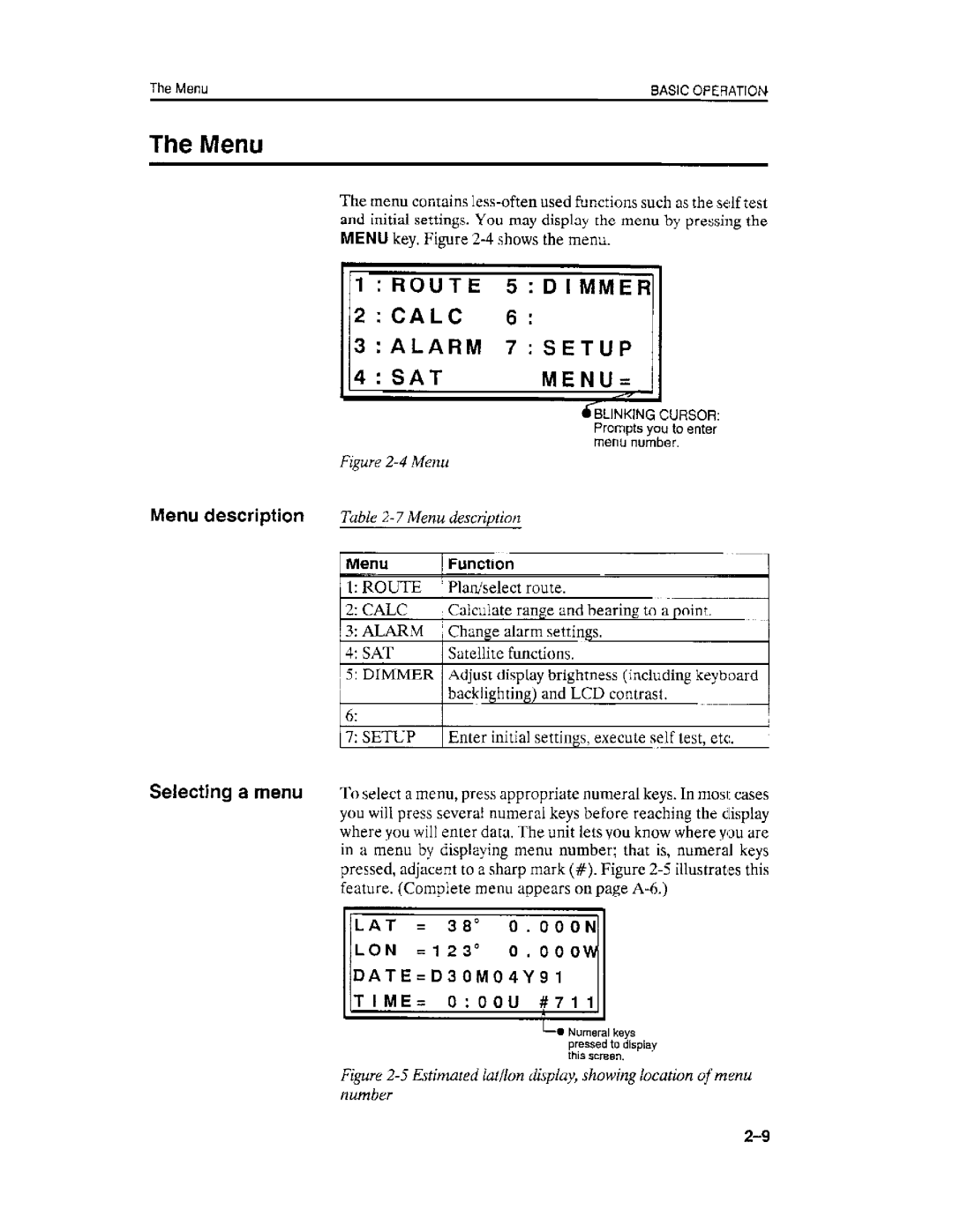 Furuno GP-50 manual 