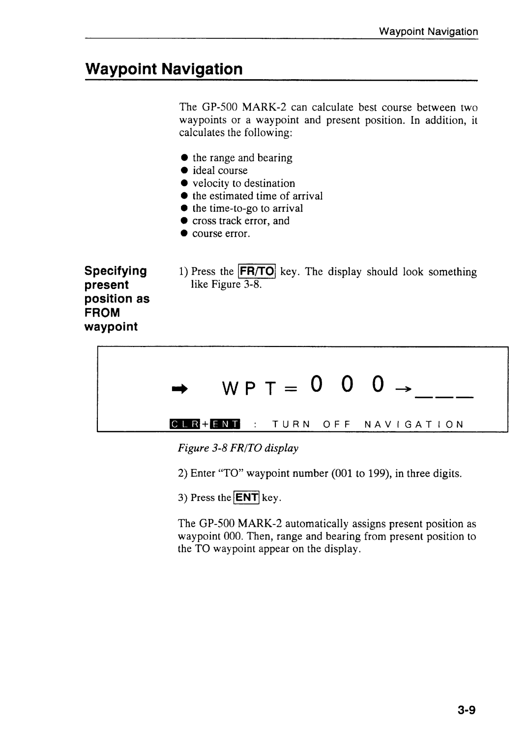 Furuno GP-500 MARK-2 manual 