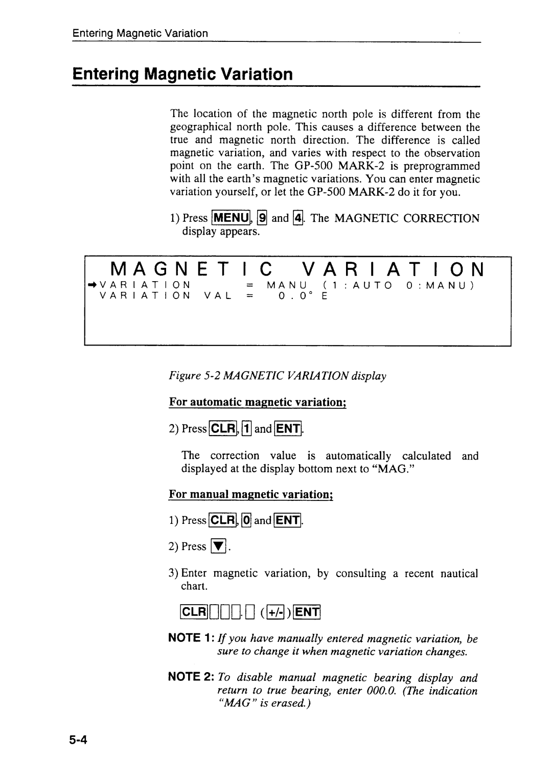 Furuno GP-500 MARK-2 manual 