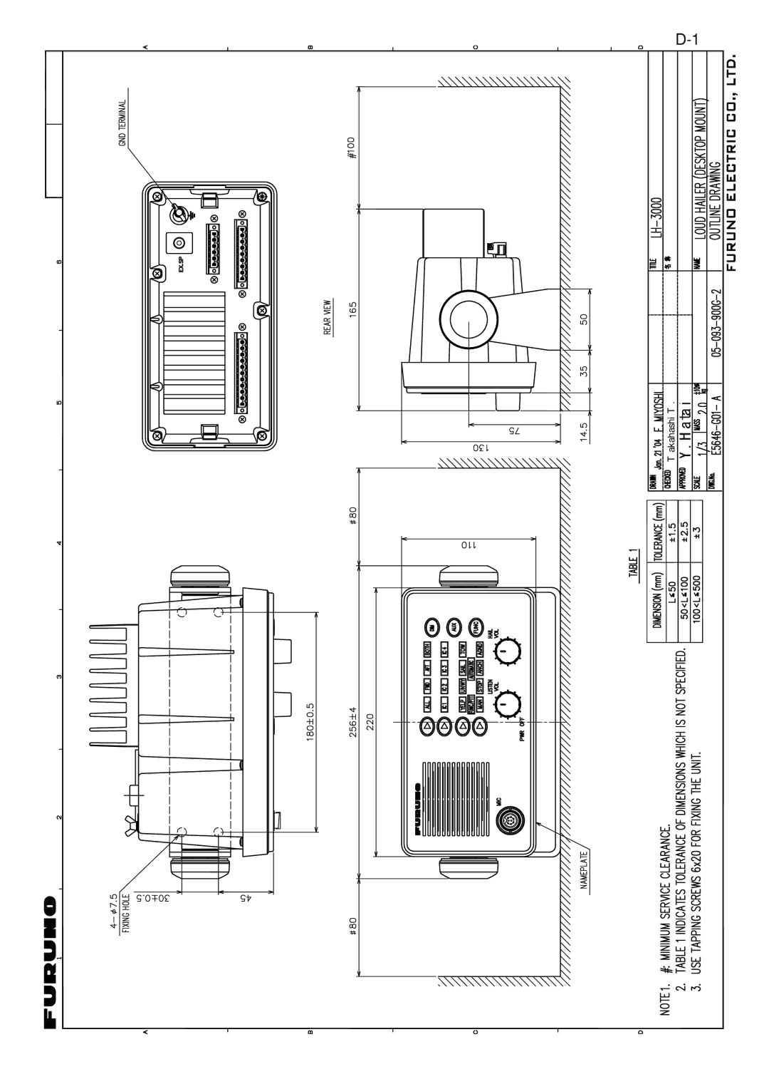 Furuno LH-3000 manual 