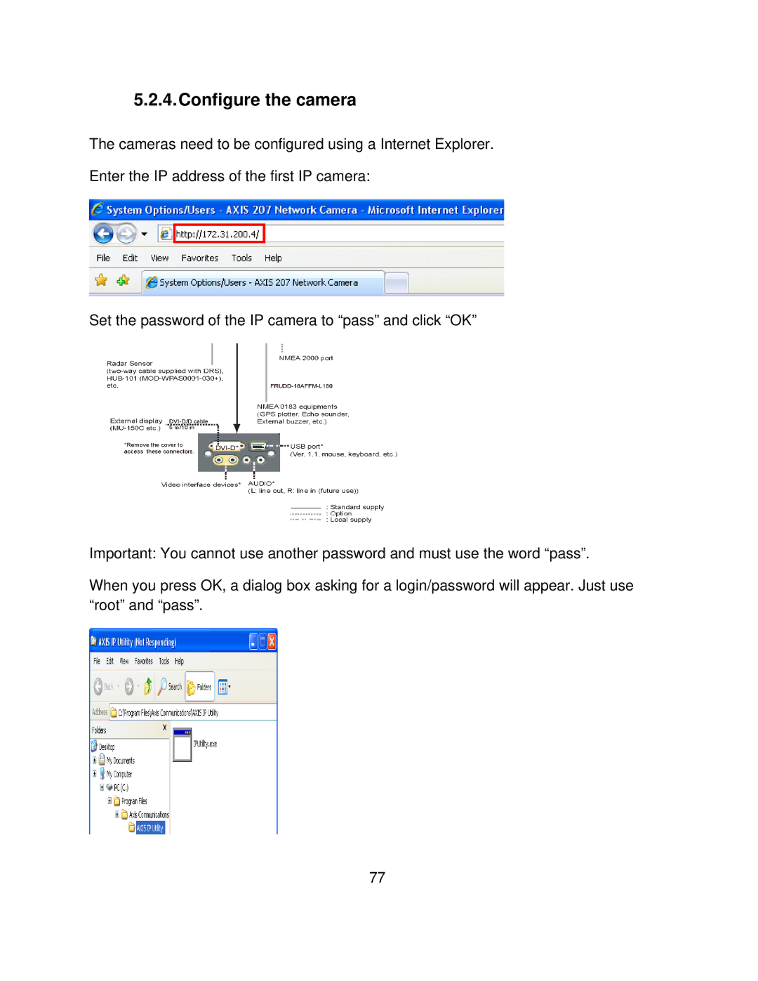 Furuno MFD8/12/BB manual Configure the camera 