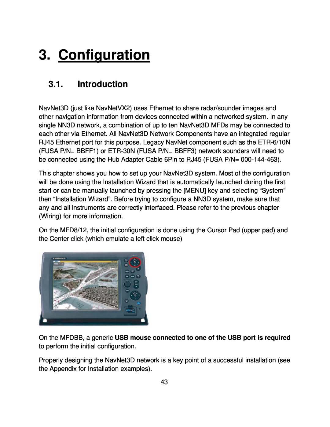 Furuno MFD8/12/BB manual Configuration, Introduction 