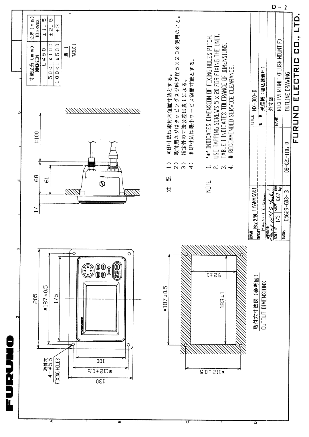 Furuno NX-300 manual 