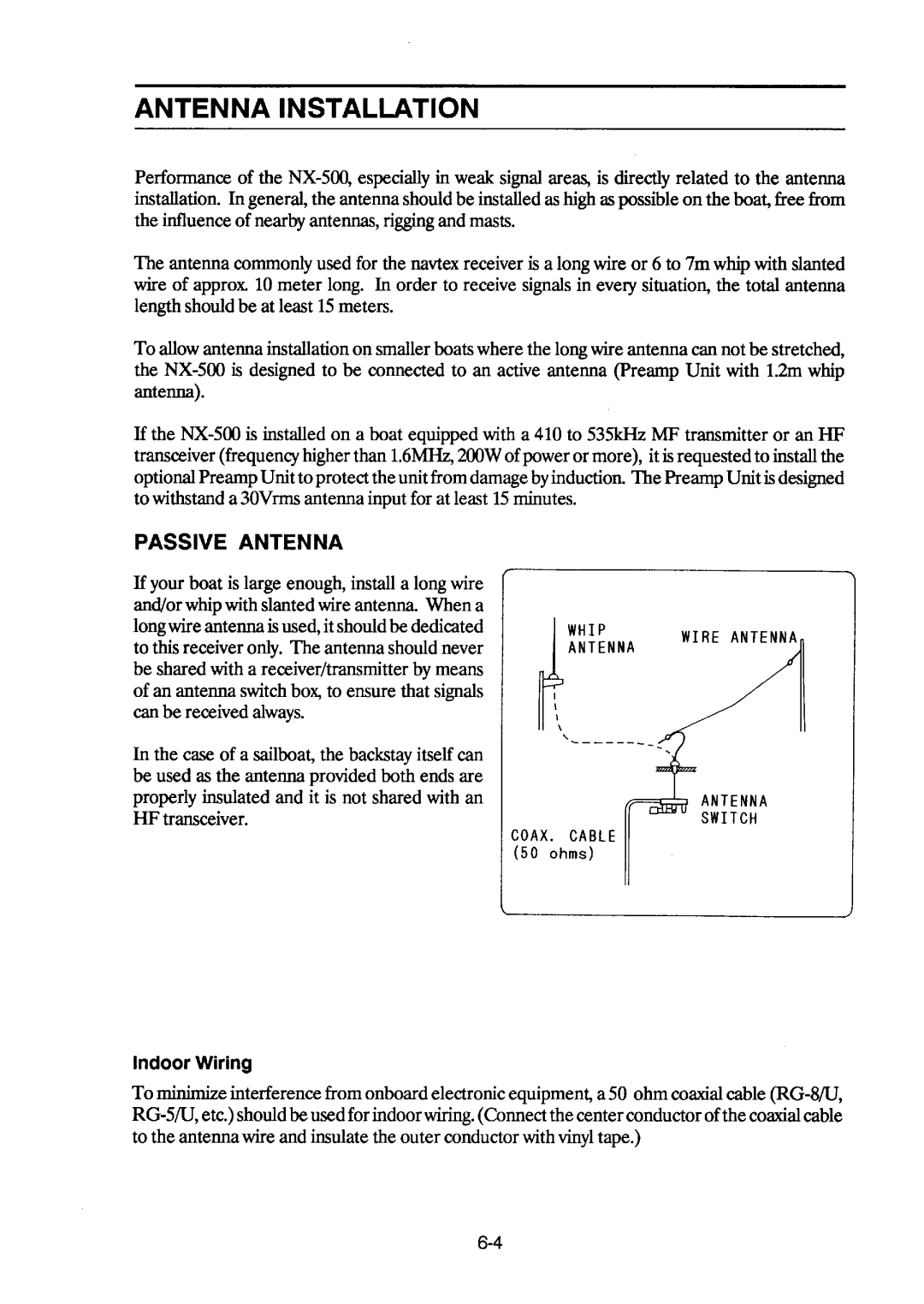 Furuno NX-500 manual 