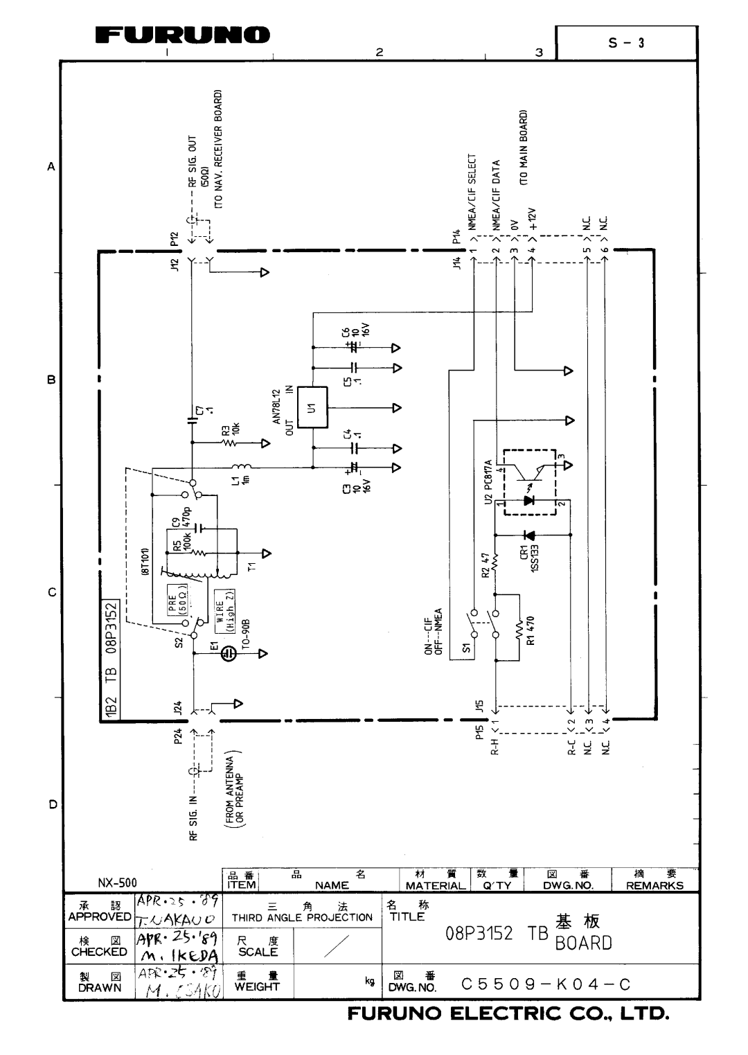 Furuno NX-500 manual 