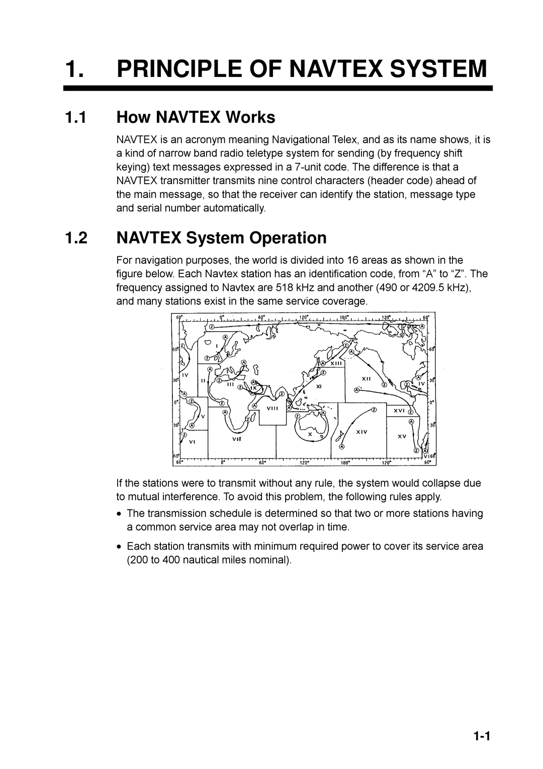 Furuno NX-700A/B manual Principle of Navtex System, How Navtex Works, Navtex System Operation 