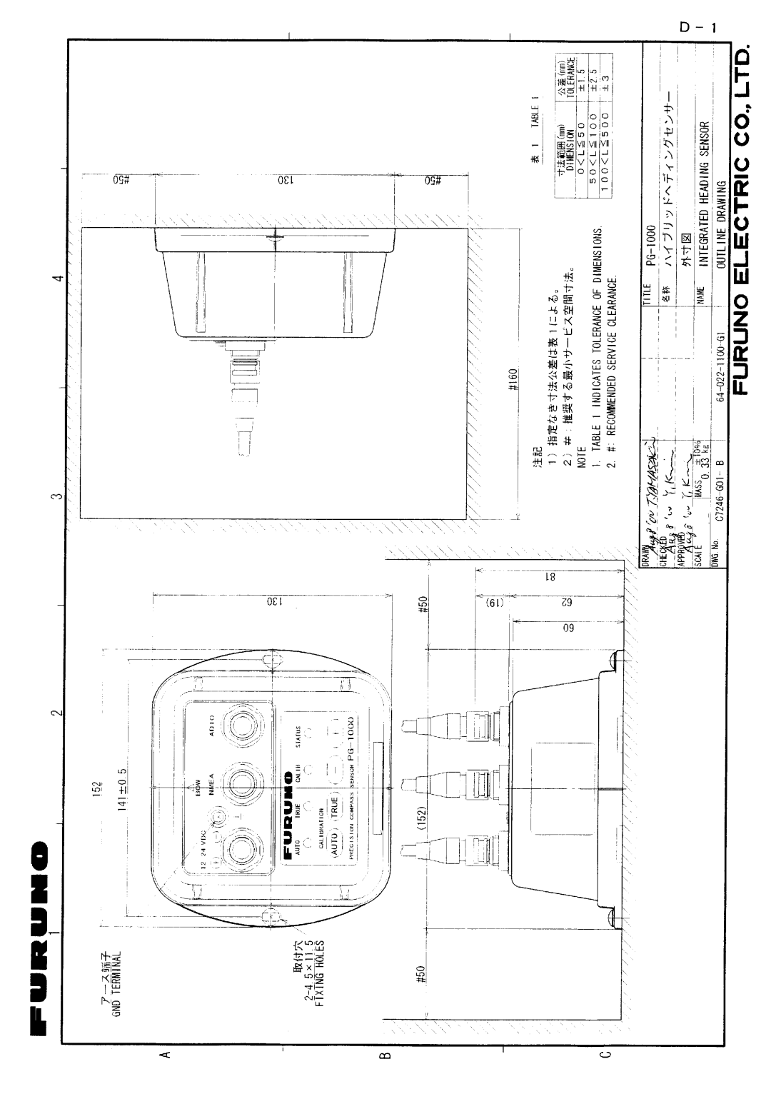 Furuno PG-1000 manual 