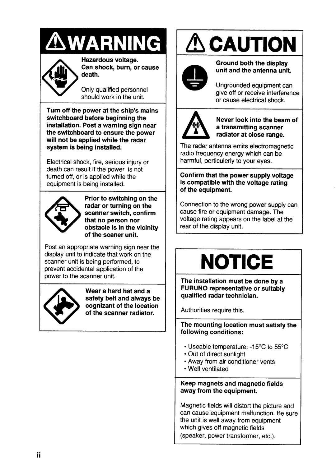 Furuno PM30 manual 