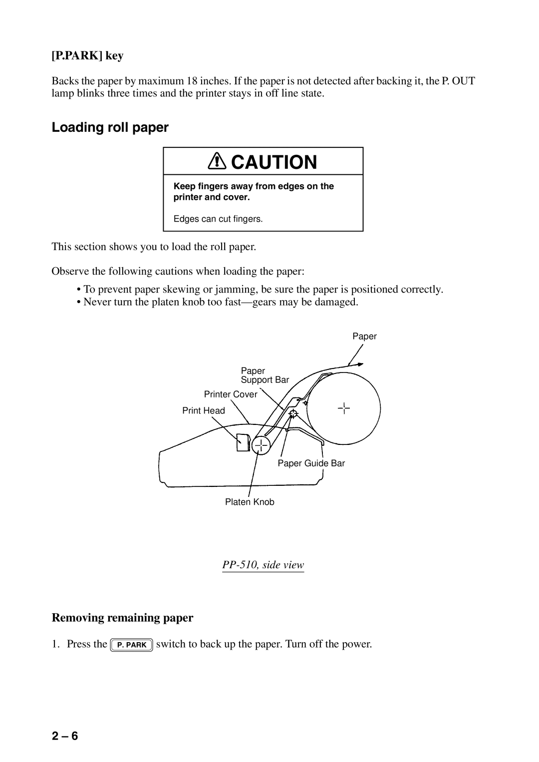 Furuno RC-1500-1T manual Loading roll paper 