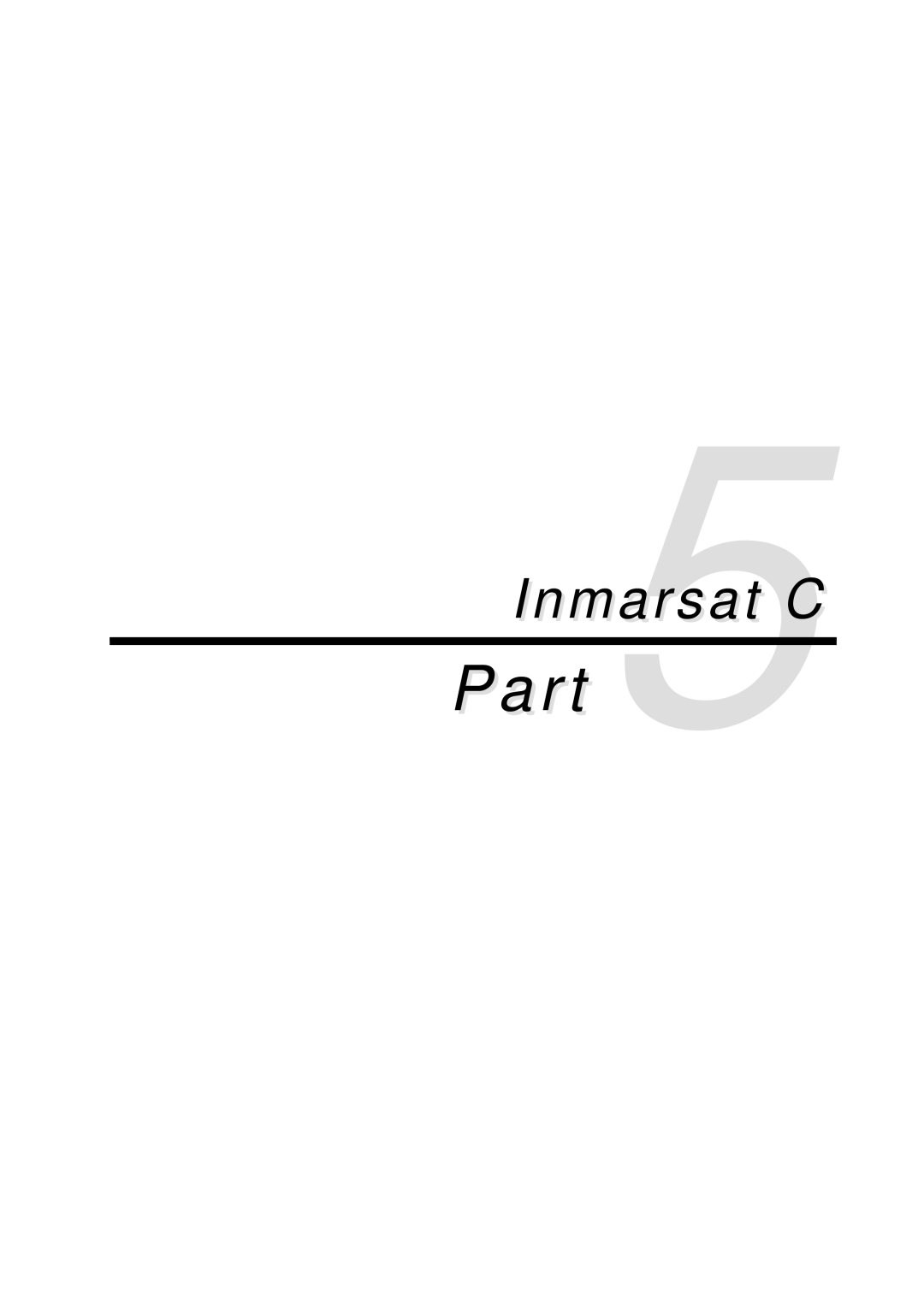 Furuno RC-1500-1T manual Inmarsat5C 