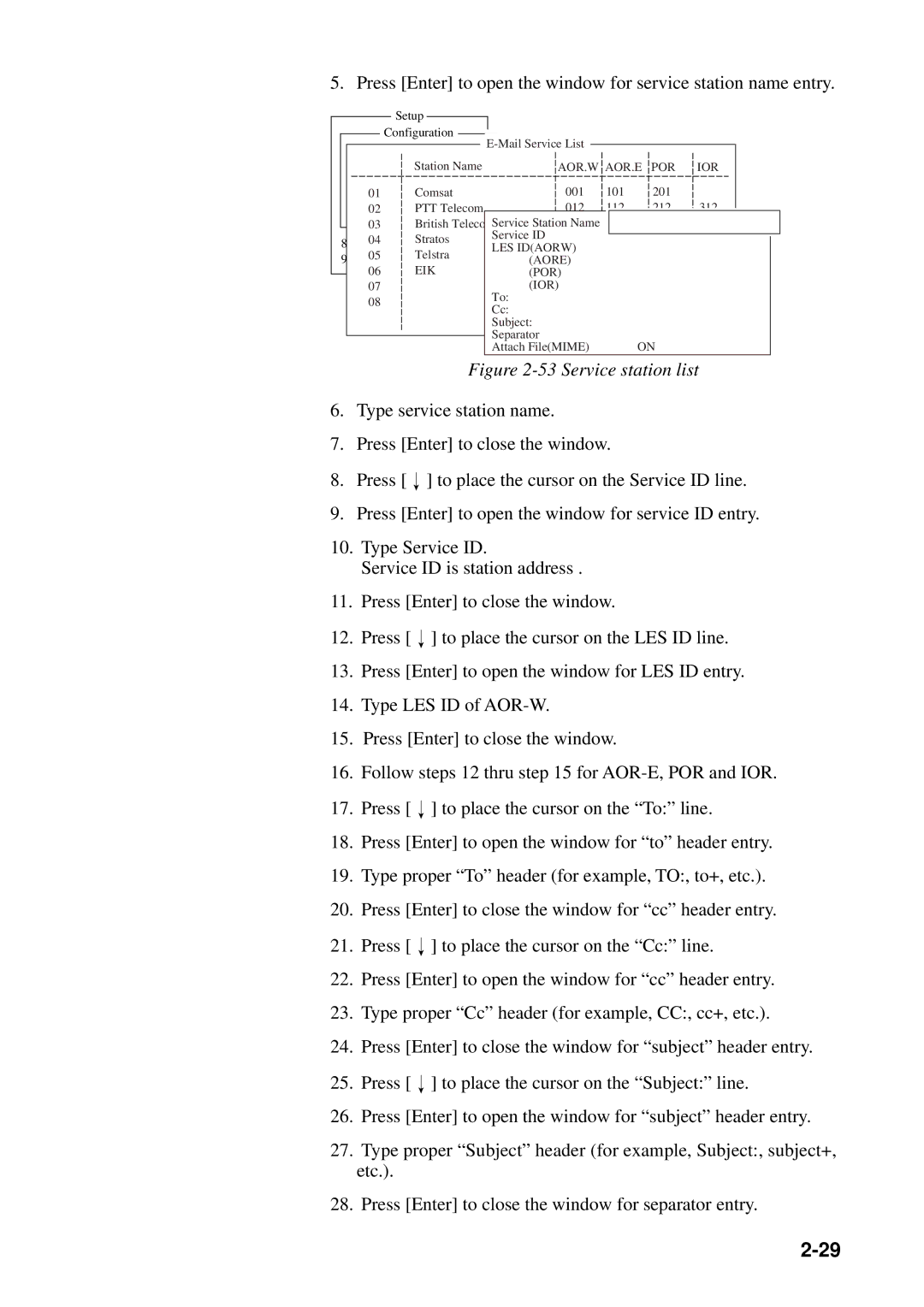 Furuno RC-1500-1T manual Service station list 