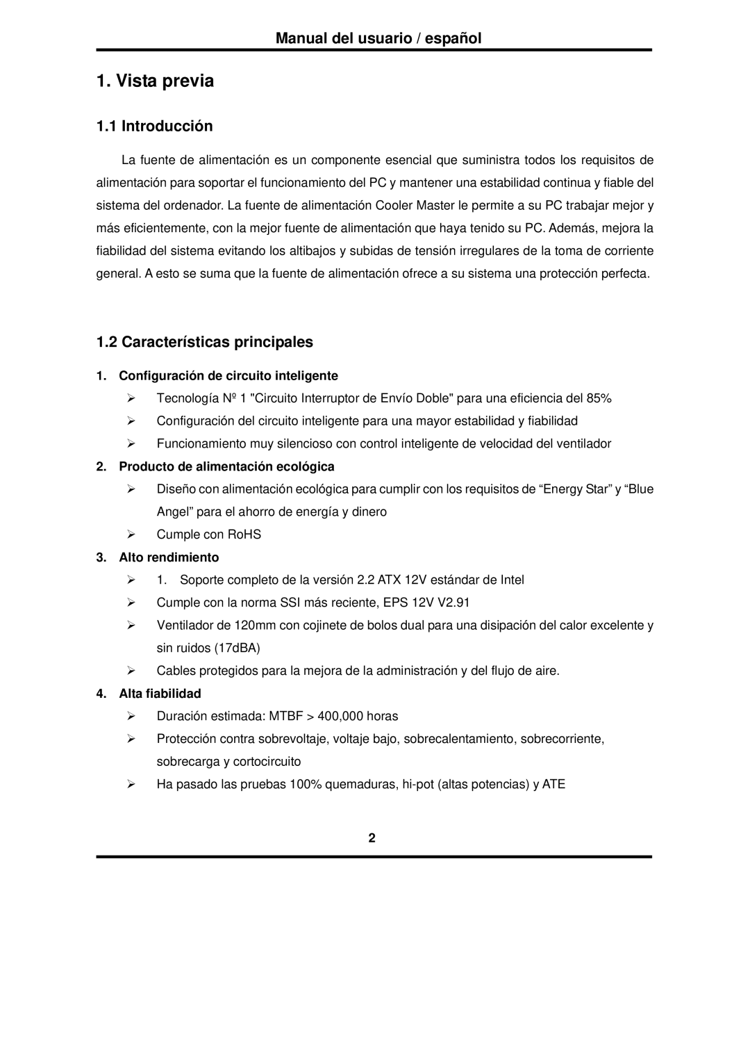 Furuno RS-600-ASAA warranty Vista previa, Introducción, Características principales 