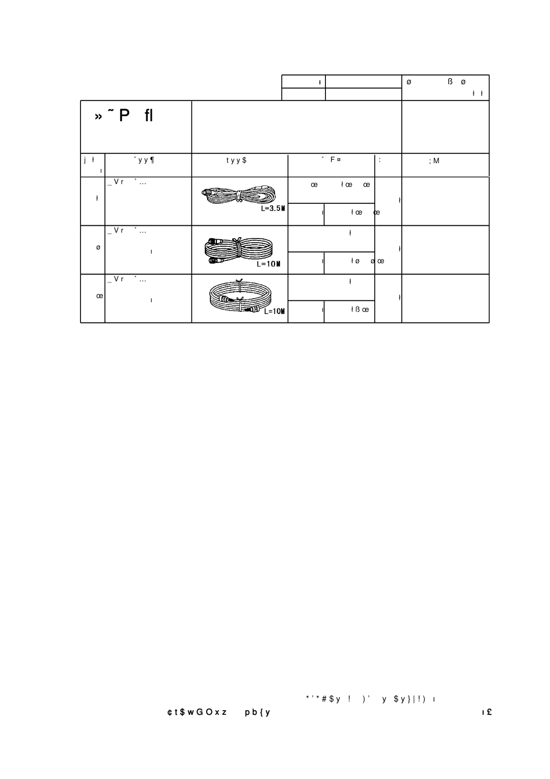 Furuno SC-60 manual Installation Materials 